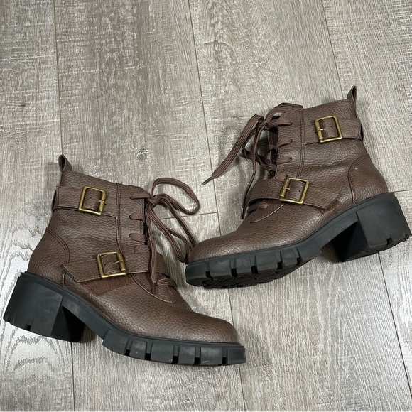 Seychelles Moto Boots Should Size 8.5 Brown - Picture 3 of 10